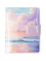 Записная книжка А7 80л лин. "Sea Sunset" в ПВХ-обложке, тонир.внутр.блок