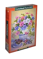 Пазлы 1500 C-151189 Клематисы (68х47см) (коробка) (Castorland)