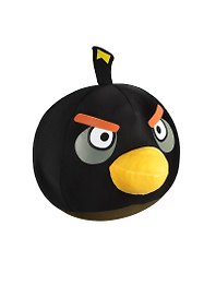 Игрушка-антистресс Злая птица черный (20см) (А027)