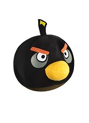 Игрушка-антистресс Злая птица черный (20см) (А027)
