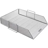 Лоток горизонтальный "Compass" металлический, серебряный