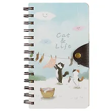 Блокнот «Cat & life» А6, 48 листов, спираль