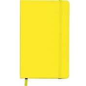 Блокнот А5,96л Joy Book: Лимонный 7Б, искусс. кожа, ляссе, резинка БДБЛ5962913