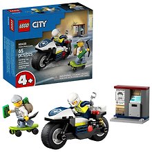 LEGO City: Полицейская погоня на мотоцикле, 65 деталей (60455)