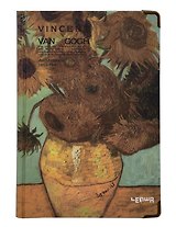 Книга для записей "Ван Гог. Подсолнухи" А5, твердая обложка