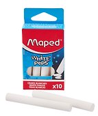 Мелки белые круглые, 10 штук, Maped - 1