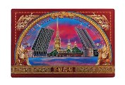 Сувенир, Магнит "Мост. ППК (грифоны)" 9*6см фольга [7112]