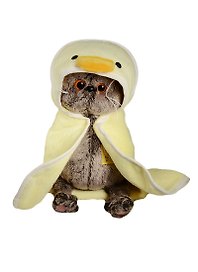 Игрушка мягкая Budi Basa, Басик BABY в полотенце с капюшоном 20см
