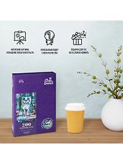 Деревянный пазл DaVICI "Кот-Петергоф", 200 деталей