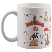 Кружка СПб "Санкт-Петербург. Символы города." (керамика) (330мл) (коробка) - 1
