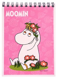 Блокнот А6 40 листов "Moomin" евроспираль, в ассортименте