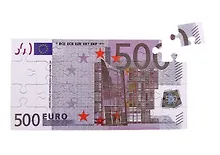 Пазл-магнит 500 евро (8,2х16 см) (698120)