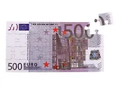 Пазл-магнит 500 евро (8,2х16 см) (698120)
