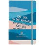 Книга для записей А5 64л лин. "Paints" 7БЦ, резинка, ляссе, тонир.блок