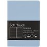 Ежедневник недатированный «Soft touch» А6+, голубой, 136 листов, экокожа, Listoff