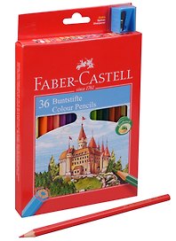Карандаши цветные «Замок», Faber-Castell, 36 цветов