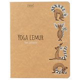 Тетрадь в клетку Hatber, Animals Yoga, 48 листов, в ассортименте