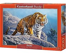 Пазл Тигр на скалах Castorland 500 элементов