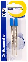 Стержень, Office Point/Офис Поинт, шариковый, 2шт, синий, в блистере, тип Parker
