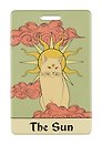 Чехол для карточек вертикальный "Кот Таро" (белый) (ДК2023-437)