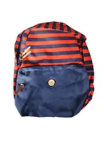 Рюкзак молодежный "КРАСНЫЙ+СИНИЙ/ПОЛОСЫ" 40*28*12см, карман, полиэстер, Феникс