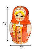 Матрешка 10 предм. "Узор", арт. С-11 (255) - 2