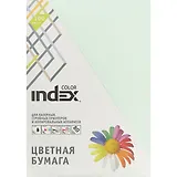 Бумага цветная «Index Color», бледно-зелёная, 100 листов, А4