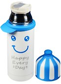 Термос с кепочкой Happy синий (500 мл) (909195) - 0