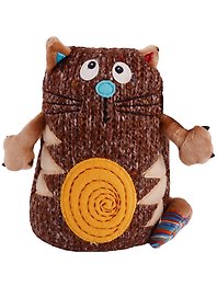 Мягкая игрушка Кот Котейка коричневый (15 см)