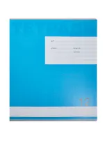 Тетрадь в крупную клетку Полиграфика, "Новая классика", 12 листов, в ассортименте