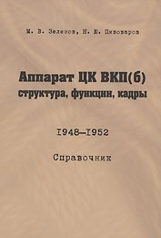Аппарат ЦК ВКП(б): структура, функции, кадры. 10 июля 1948 - 5 октября 1952.Справочник