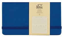 Планинг недат. 64л "Joy Book" синее озеро, карманный, иск.кожа 7Б, скругл.углы, тонир.блок, резинка, офсет, ляссе