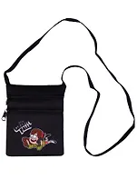 Сумка, брустбойтель Disney/Дисней Гравити Фолз Мэйбл черный с принтом