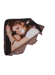 Наклейка на чемодан Заложница (003149)