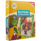 Набор для творчества LORI Картина из пластилина Союзмультфильм Чебурашка