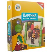 Набор для творчества LORI Картина из пластилина Союзмультфильм Чебурашка