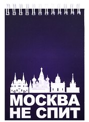 ГС Блокнот Москва не спит 105х148мм