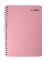 Тетрадь 80л кл. "Mauve" евроспираль, пласт.обл.