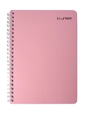 Тетрадь 80л кл. "Mauve" евроспираль, пласт.обл.