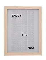 Фоторамка 15*20 "Enjoy the now" светлое дерево
