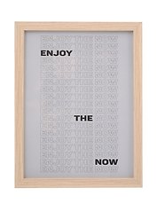 Фоторамка 15*20 "Enjoy the now" светлое дерево