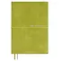 Ежедневник дат. 2026г. А6+ 128л "Шеврет" оливковый, кожзам, мягк. переплет, застёжка-резинка, закладка, тисн. фольгой, офсет, справ.мат-лы, 2 ляссе, инд.уп - 0