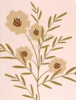 Тетрадь 48л кл. "April", букет, карт.обл., микротекстурирование, ламинация, скрепка