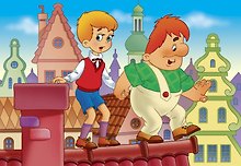 Пазл Малыш и Карлсон: Опасная прогулка Step puzzle 24 макси 70007