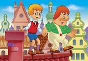 Пазл Малыш и Карлсон: Опасная прогулка Step puzzle 24 макси 70007