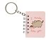 Блокнот А7 40л "Pusheen" евроспираль, эласт.держатель - 1