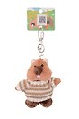 Брелок Сурок в свитере коричневый (текстиль) (12см) (12-21082025-F46)