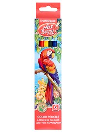 Карандаши цветные, ArtBerry, 6 цветов
