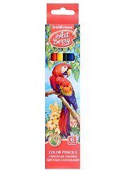 Карандаши цветные Art Berry, 6 цветов