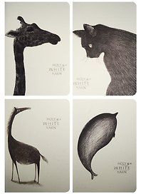 Тетрадь общая «Black animal», 32 листа в линейку, А5 - Asac